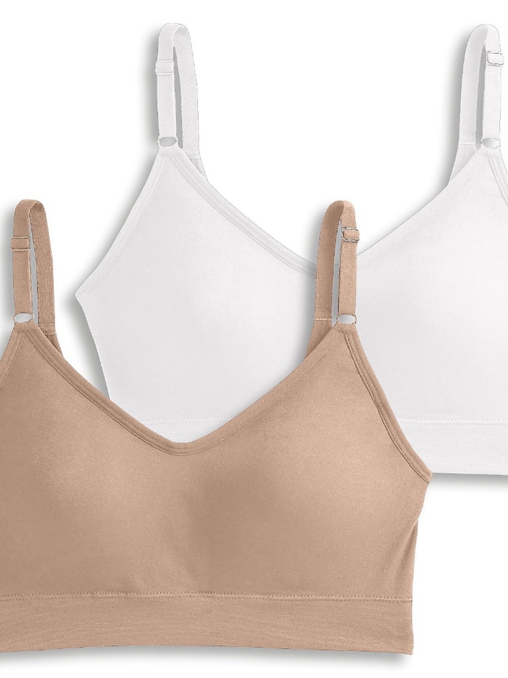 Jockey Set of 2 Seamfree Back Smoothing Cami Strap Bras, Sz 3X a714142